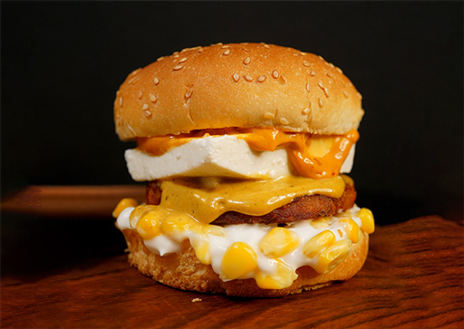 Juicy Corn Burger